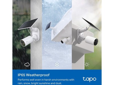 TP-Link Tapo C410 KIT solcellsdriven övervakningskamera 2K, solcellsdriven, nattläge, IP65, WiFi#5