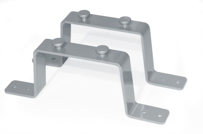 Axessline LiftSystem Spac distans med nyckelhålslåsning mot Liftsystem skena, +65 mm, silver