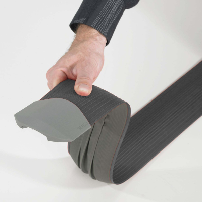 Axessline Mjuk golvlist, B150 mm, L3000 mm, grå#2