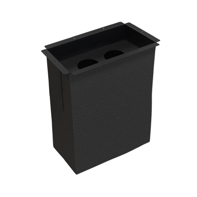 Axessline Cable Cover - Woven bag, including bottom plate, small | Polyester | Grå | 364mm#3