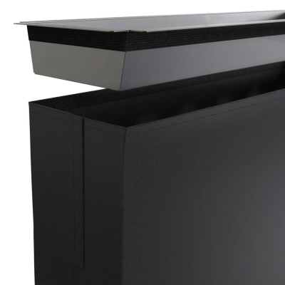 Axessline Cable Cover - Woven bag, including bottom plate, small | Polyester | Grå | 364mm#4