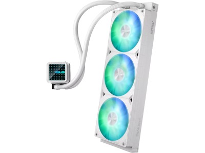 Asus Prime LC 360 ARGB, 3x120 mm fläkt - Vit#5