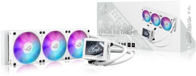 Asus ROG RYUJIN III 360 AiO ARGB Extreme White, 360mm med 3.5" LCD, 120mm fläktar - Vit#8