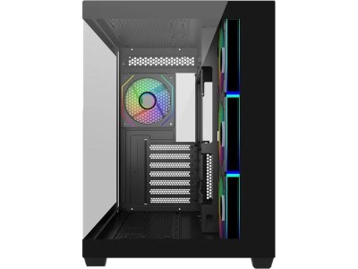 Cooler Master Elite 681, TG, 4x120mm ARGB-fläktar, ATX - Svart#2