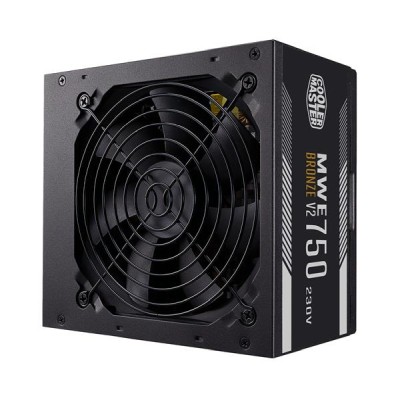Cooler Master MWE Bronze V2 750W, ATX, 12 cm fläkt, 80PLUS Bronze