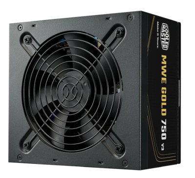 Cooler Master MWE Gold V3 750W, ATX 3.1, 120 mm fläkt, 80PLUS Gold
