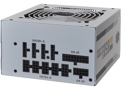 Cooler Master MWE 850W V2, ATX 3.1, 120 mm fläkt, 80PLUS Gold, semipassivt, löstagbara kablar - Vit#4