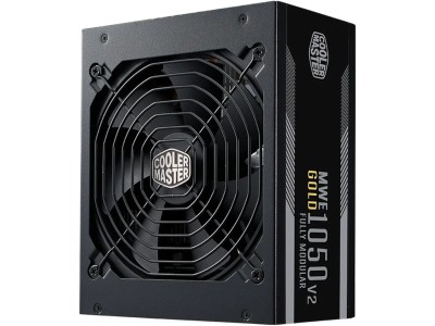 Cooler Master MWE 1050W V2, ATX 3.1, 140 mm fläkt, 80PLUS Gold, semipassivt, löstagbara kablar#1
