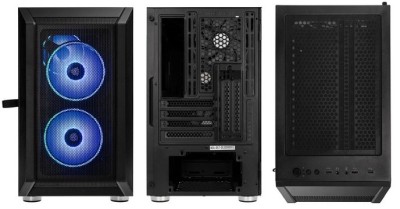 Kolink Citadel Mesh RGB, MicroATX, TG, ARGB - Svart#2