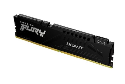 8 GB (1x8GB) DDR5-6000 Kingston FURY Beast Black CL36, AMD EXPO - Svart
