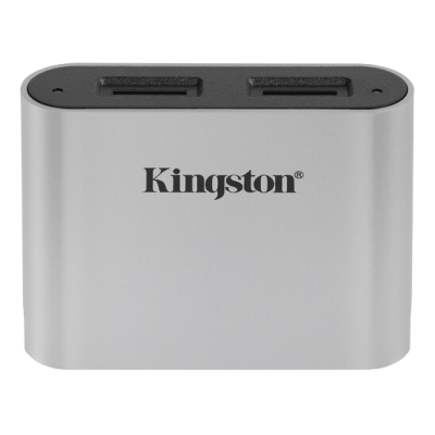 USB-C 3.2 kortläsare Kingston Workflow Dual-Slot, extern, microSDHC/SDXC UHS-II#1