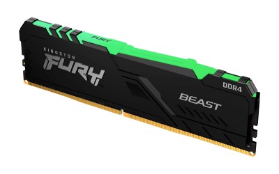 8 GB DDR4-3200 Kingston FURY Beast RGB CL16 - Svart
