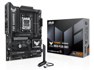 Asus TUF GAMING B850-PLUS WIFI, AMD AM5, ATX, 4xDDR5, 2xPCI Express, 3xM.2 + SATA3 RAID, HDMI/DP, USB-C, 2.5Gbe LAN, WiFi 7, Bluetooth 5.4, Aura Sync RGB#1