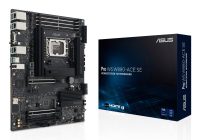 Asus PRO WS W880-ACE SE, Intel LGA1851, 3xPCI Express, ATX, 4xDDR5, 4xM.2 + SATA3 RAID, VGA/HDMI/TB4, USB-C, 2x2.5GbE LAN