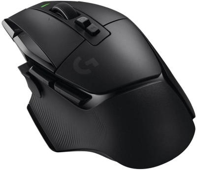 Logitech G502 X Lightspeed Wireless Black/Core, 25600 dpi, 13 programmerbara knappar, HERO-sensor - Svart