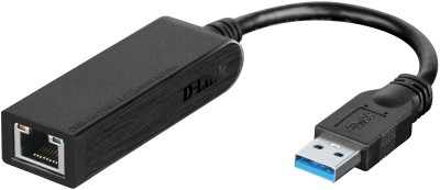 D-Link USB 3.0 to Gigabit Ethernet Adapter- USB Type-A Connector to RJ-45 Ethernet Port- Super speed