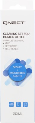 Qnect Rengöringssats 250 ml + mikrofiberduk