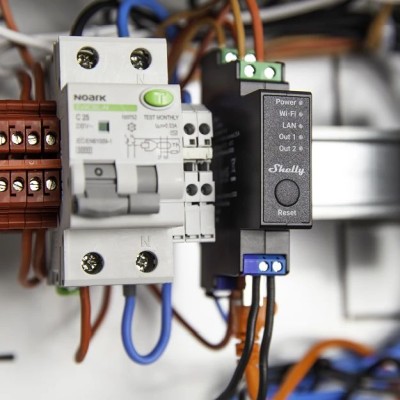 Shelly Pro 2PM, 2-kanals relä, max 25A, mätfunktion, LAN/WiFi/Bluetooth#3