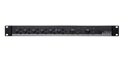 Audac Pre126, 2-zoners mixer, 19 tum med 2xMik/4xLine/Bluetooth