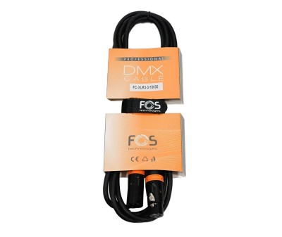 FOS DMX kabel 110 Ohm C-XLR3-3, 3m