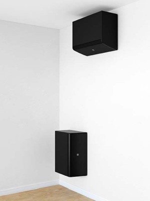 Intusonic INTUCAB 8SM300T/W, 2 x 8 tum sub för golv eller väggmontage. 2 x 150w#5