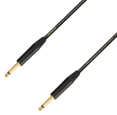 Adam Hall Cables 5 Star Series - Instrument Cable Neutrik 6.3 mm Jack mono to 6.3 mm Jack mono 6.0 m