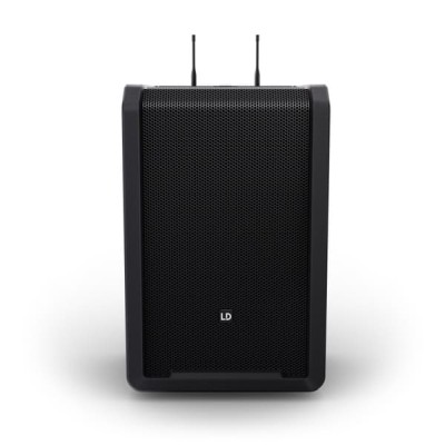 LD Systems LDANNY10HBH2B8 - 10" Portable battery-powered Bluetooth® PA System with mixer, 1x wireless handheld and 1x headset microphone (incl. bodypack)#3