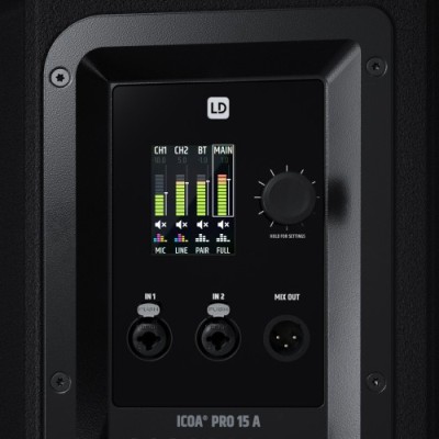 LD Systems LDICOA15APRO - 15" Powered Coaxial High-Performance PA Loudspeaker with Bluetooth and App#6