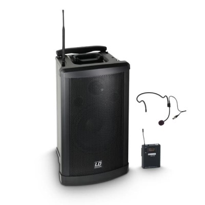 LD Systems LDRM102HSB5 - Portable PA Loudspeaker with Headset 586 - 607 MHz#1