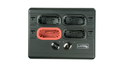 Listen Technologies, ladd och Synkstation för 4 enheter, EU#2