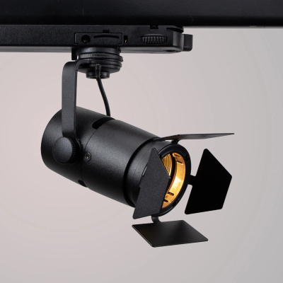 Arty Zoom 230V/10W Casambi, 4000K, Svart, 540lm, CRI 90, 7–45°, 3-fas, Potentiometer