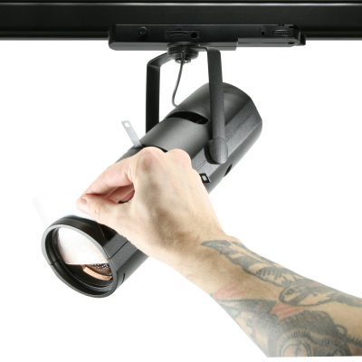 Neo Framer Wide 230/24W Casambi, 4000K, Svart, 1990lm, CRI 98, SDCM 2, 20–45°, 3-fas, Potentiometer#5