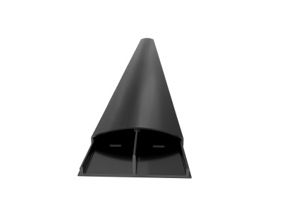 Multibrackets M Cable Cover SS Black 75mm W - 1600mm L | Svart | 1,6m