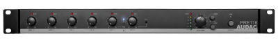 Audac, PRE116 Rackmixer, 19 tum med 2xMik/4xLine/Bluetooth
