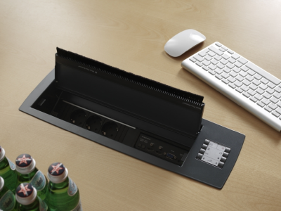 CONI Infällnadsram för CONI (Kort/Lång) - Med plats för Biamp, Neets & Atlona#5