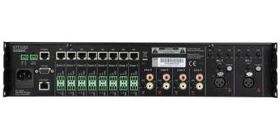 Audac MTX88 Audio Matrix med 8 utgångar, RS232 / väggpanel / app-styrning#2