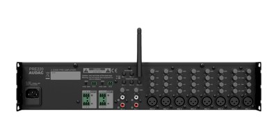Audac PRE220, 2-zoners mixer, 19 tum med 8xMik/2xLine/Bluetooth#2