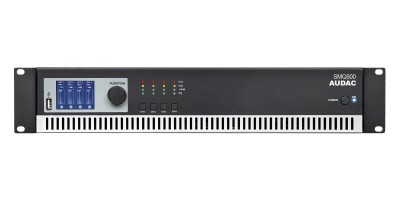 Audac SMQ500 4-kanals-steg, DSP/RS 4X500W/4OHM