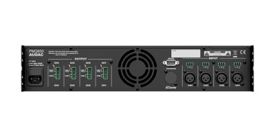 Audac PMQ600 - 4-kanals-steg för 100V, 4 x 600w#2