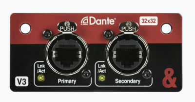 A&H SQ & AHM Dante Audio Interface Module 32x32