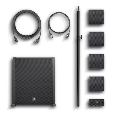 LD Systems CURV 500 ES, Bärbart arraysystem för underhållning inklusive stativ och högtalarkabel#11