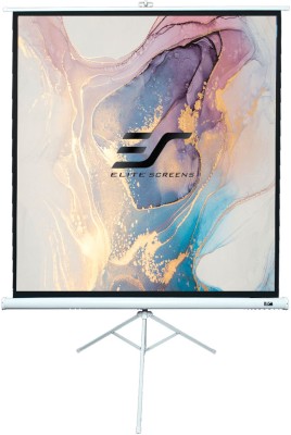Elite Screens T113NWS1 Tripod Portable Projection Screen 203x203 cm/113 tum, 1:1