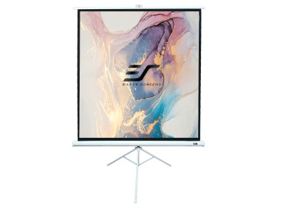 Elite Screens T99NWS1 Tripod Portable Projection Screen 178x178 cm/99 tum, 1:1