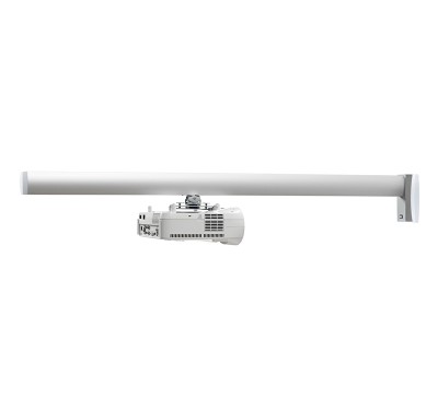 SMS 1200 mm pelare, alu/vit, passande WL Short Throw V, V+ samt motoriserad#1
