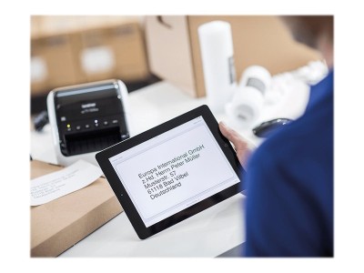 Brother QL-1110NWBC, 300x300 dpi, direkttermo, 102mm rulle, USB/LAN/WiFi/Bluetooth#3