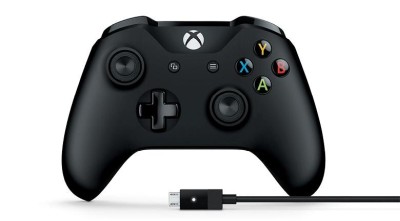 Microsoft Xbox ONE Controller V2 med USB-kabel för PC - Svart#1