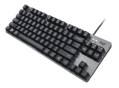 Logitech K835 TKL, mekaniskt, bakbelyst, nordiskt - Grafit