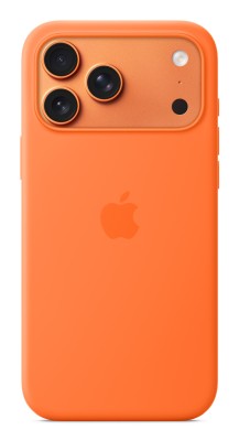 Apple silikonskal med MagSafe till iPhone 17 Pro Max - Orange