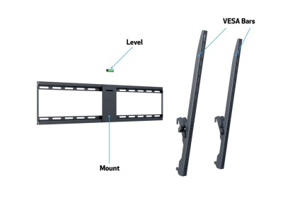 Multibrackets Tilt Wallmount Black Large Universal#7