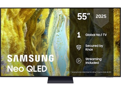 55" Samsung QN73F Neo QLED 4K Mini LED Smart TV (2025) 144Hz, 4x HDMI, HDMI eArc 4K AI Upscaling, AI Processor, HDR Smart TV, Mini LED, Dolby Atmos